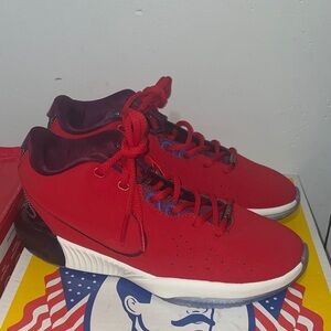 Nike Red and Black Men's Lebron 21 size 7